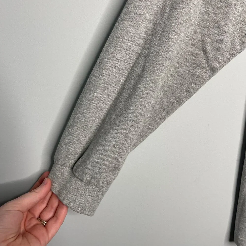 Mens Large Grey Nike Long sleeve‎ tee t shirt